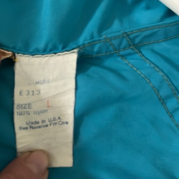 Men’s llbean, pullover hooded rain windbreaker L - Picture 9 of 10